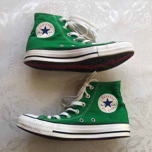 Converse Chuck Taylor LIMITED EDITION Kelly Green Sneakers Women’s Size 6.5 - Picture 1 of 16